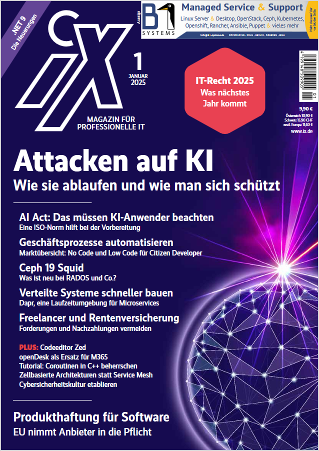 Security von RAG-Systemen – Artikel in der iX 01/2025